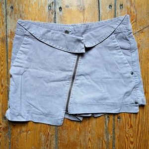 Tambourine Studio Runaway Skort - Asymmetrical Zip-front Skort (L)